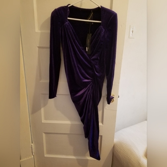 Deep Purple Alexander Vauthier Dress - Picture 2 of 11